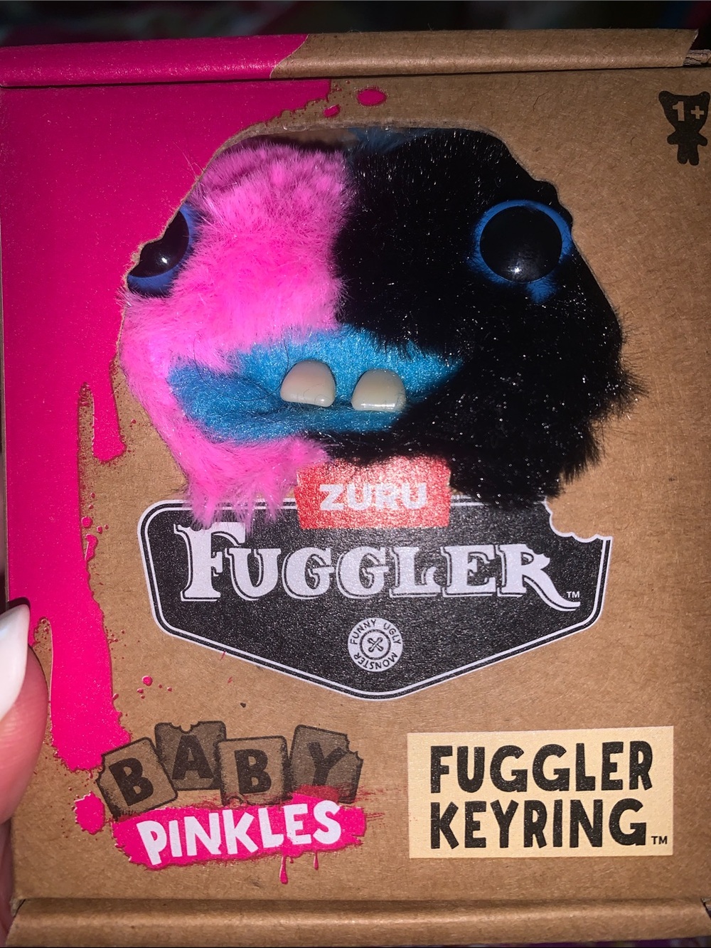 Fuggler Baby Pinkles purse/bag charm Keyring